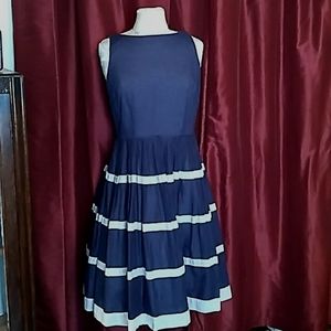 Donating in may 2022, Talbot's retro 50s nautical dress